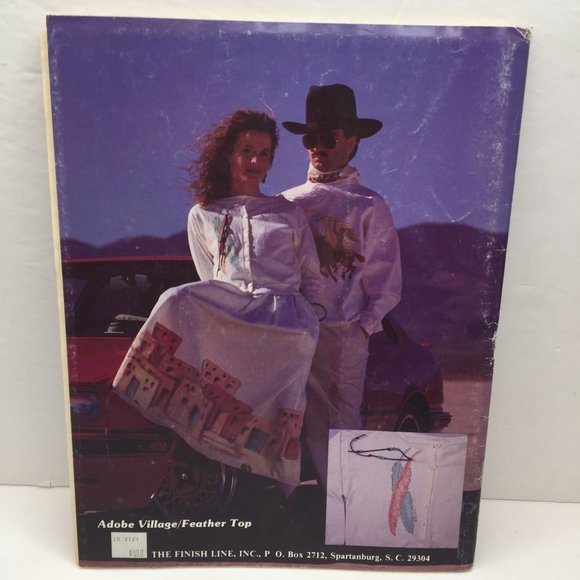 Vtg 1989 The Cat's Meow! Santa Fe Trail Dennis Southwest Fabric Painting Pattern - Picture 9 of 9